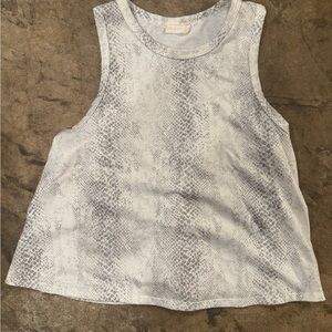 Altar’s State Snake Skin Crop Muscle Tee